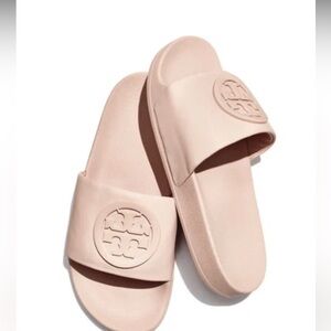 Tory Burch Lina Blush Slide Sandals